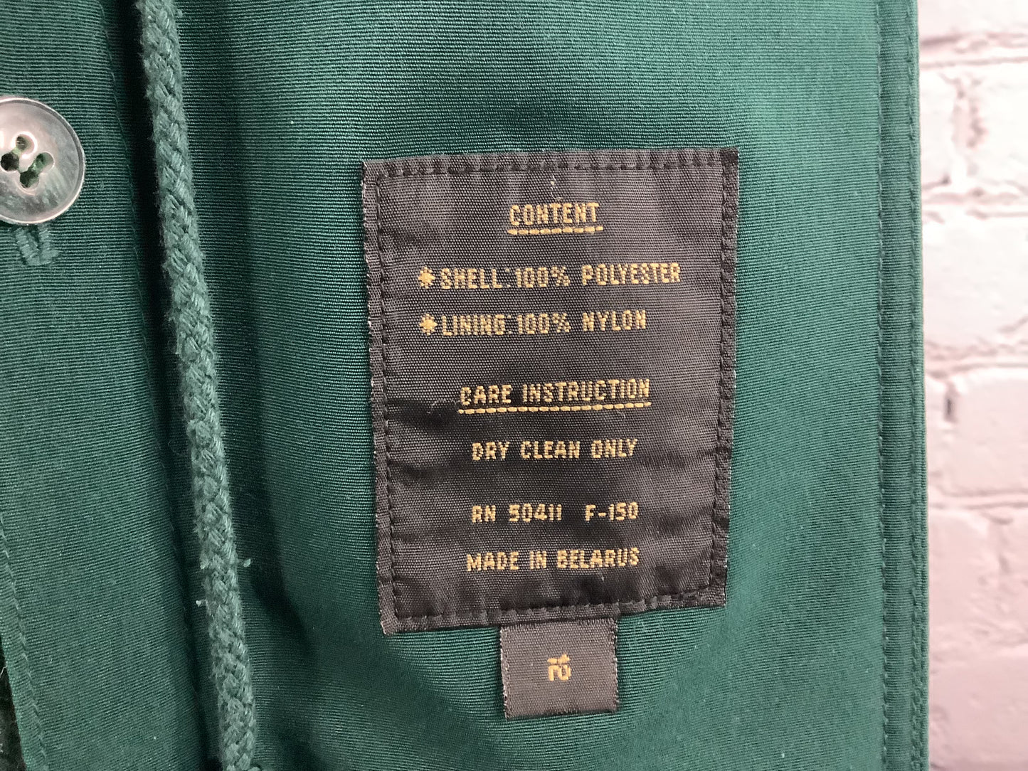 1980's Vintage Hunter Green Trench Coat