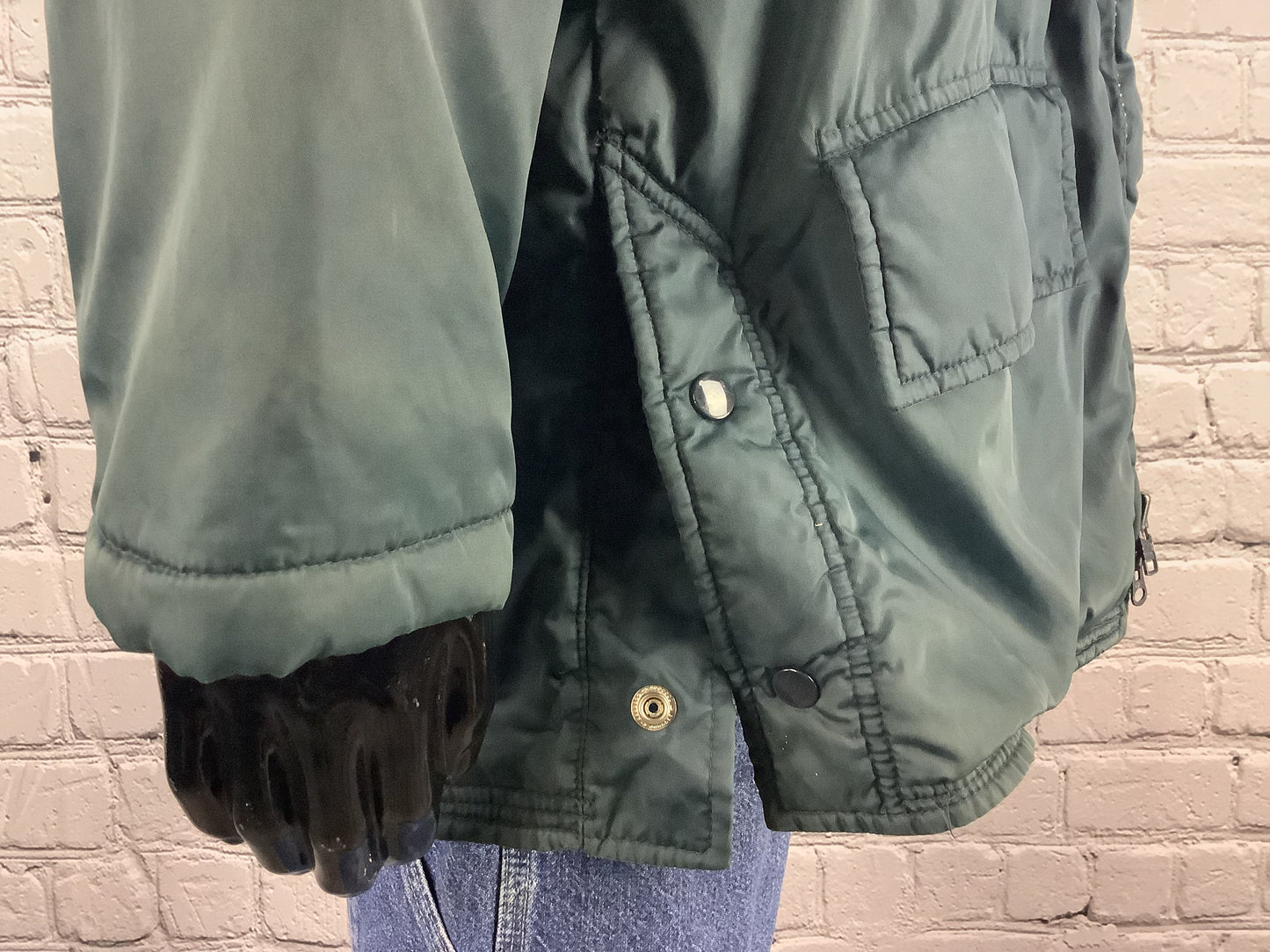 1990's Vintage Blue Parka Jacket