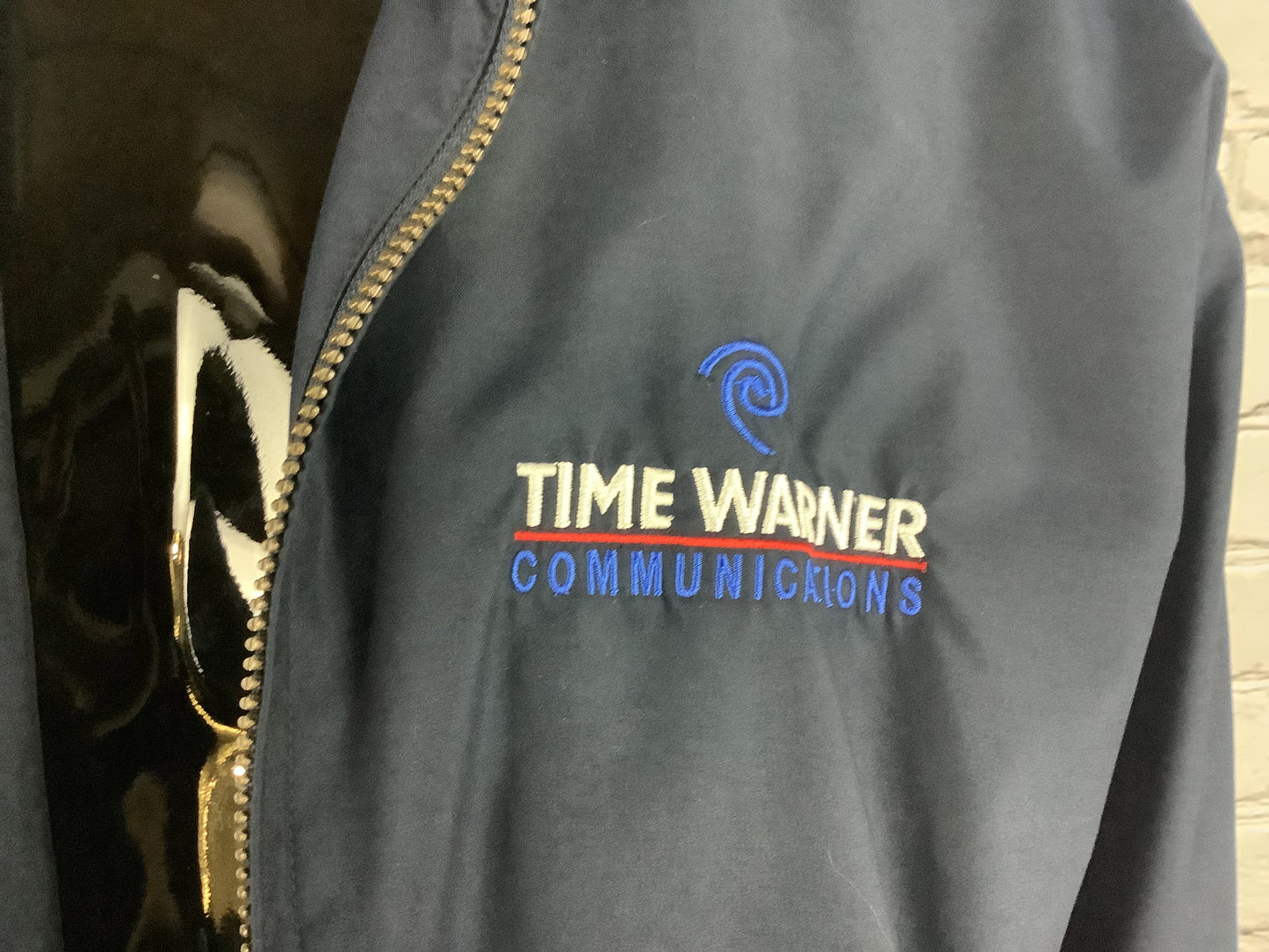 1990's Blue Time Warner Communications Utility Jacket