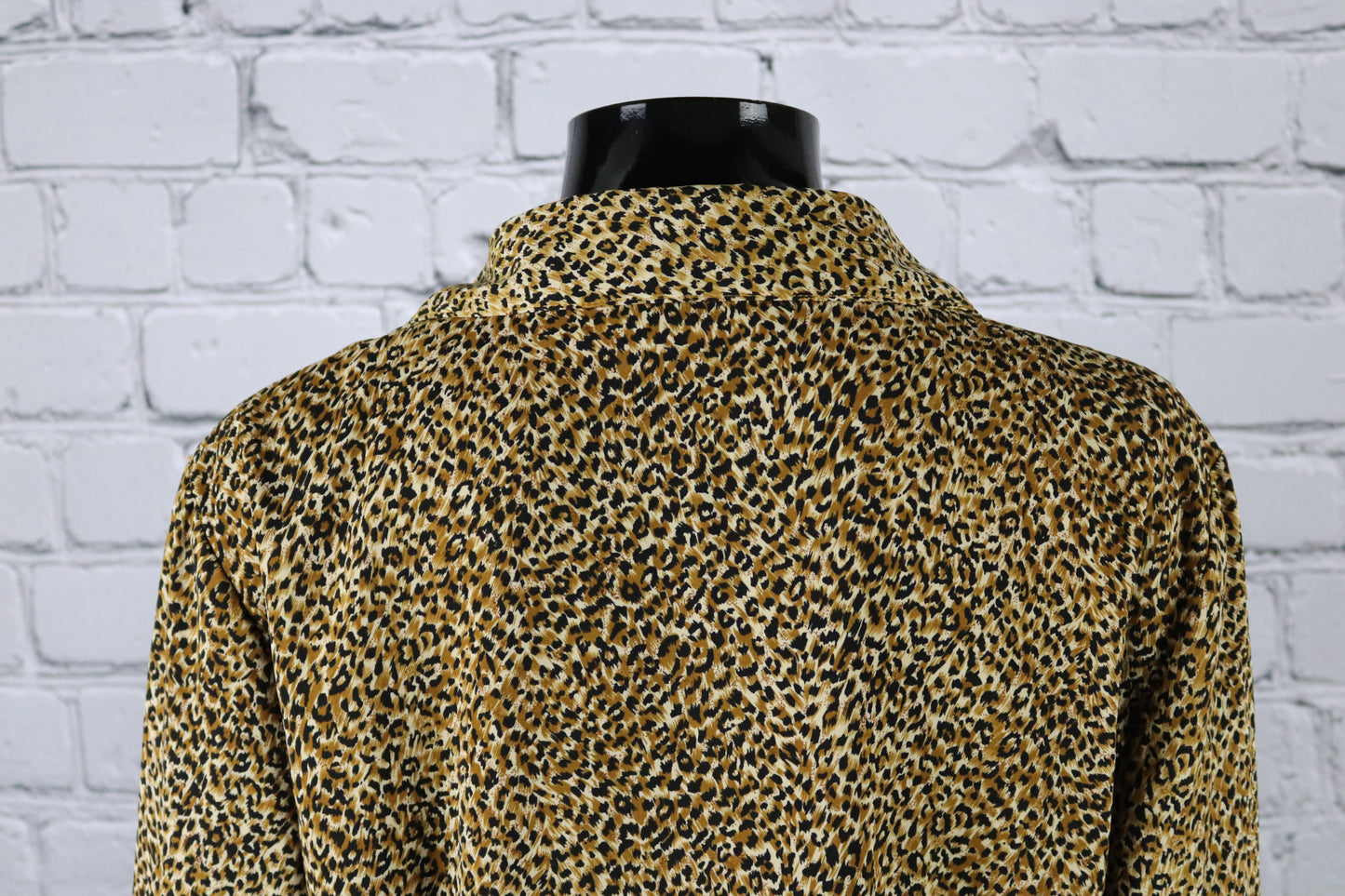 1980's Vintage Leopard Button Down Shirt